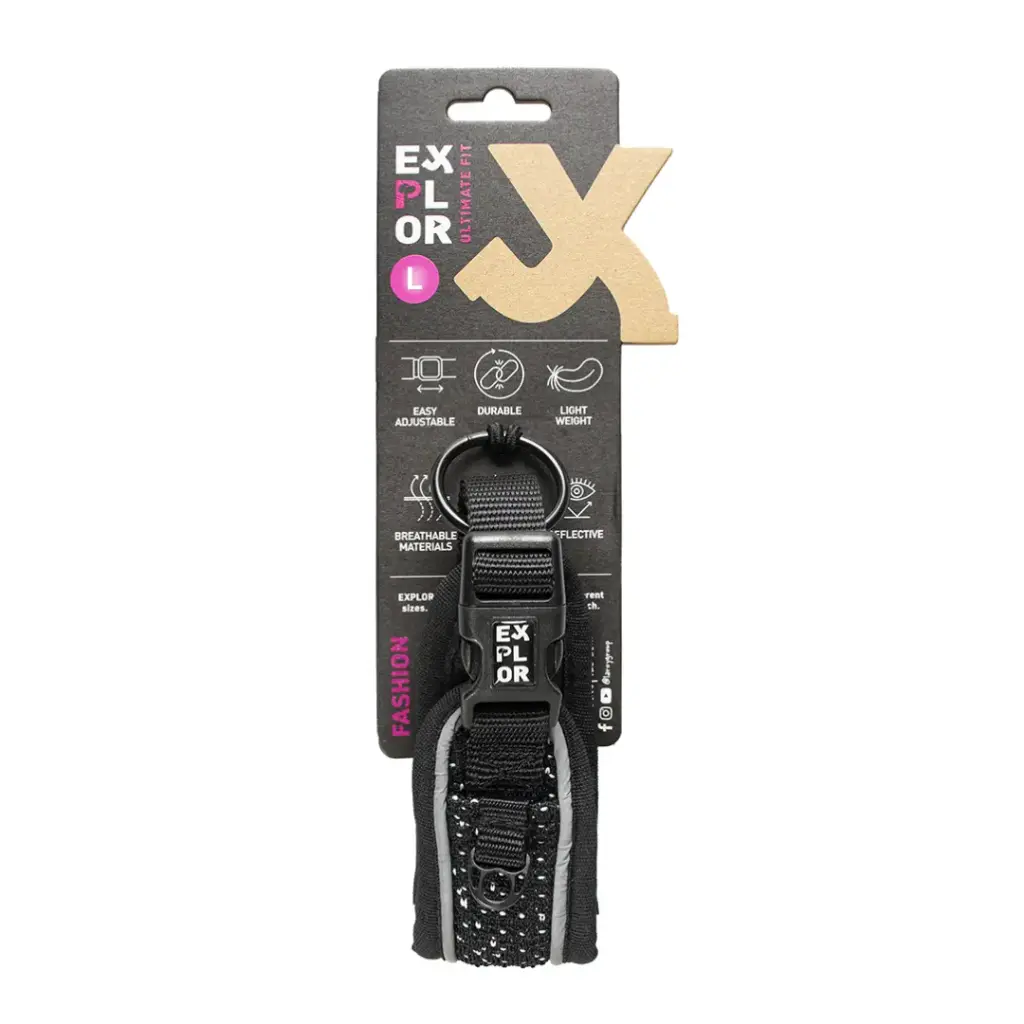 Duvo Explor Large-Ultimate fit control collar fashion / طوق مقاس كبير بمقاس مثالي للتحكم - ألوان استكشاف