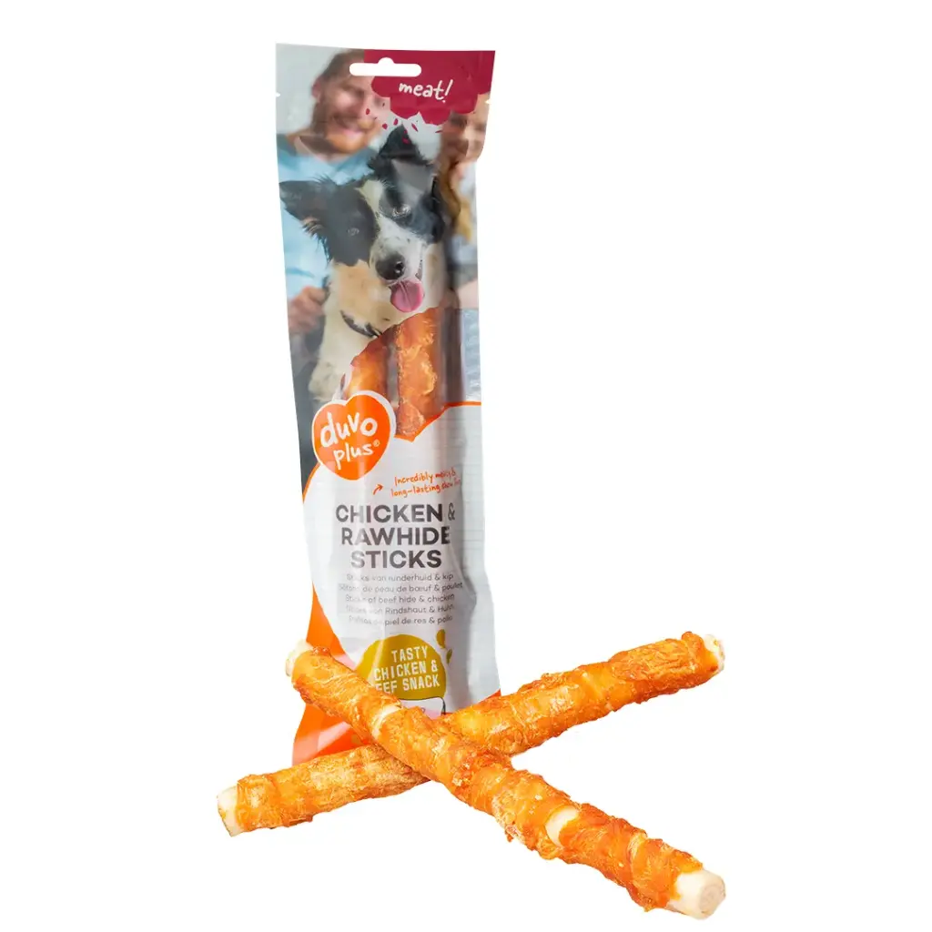 Chicken & Rawhide Sticks Large / عظام دجاج وراوده كبيرة