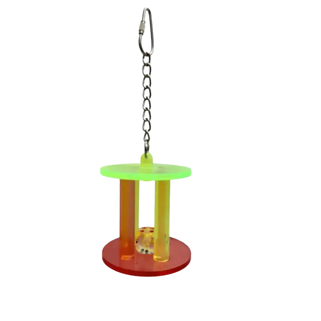 Colorful Acrylic Bird Toy