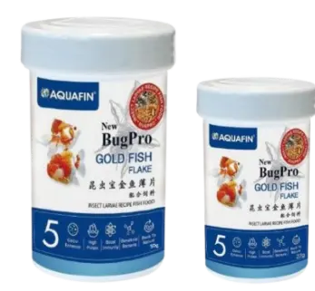 KW Aquafin بق بورو جولد فيش فليك / KW Aquafin BugPro Gold Fish Flake 