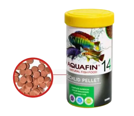 كي دبليو زون أكوافن حبيبات السيكليد / KW Zone Aquafin Cichlid Pellet 