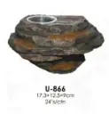 KW Dophin Vertical Resin Ornament U-866 كي دبليو دولفين زينة رزين عمودية U-866