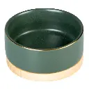 Duvo Feeding Bowl Stone - Timber Dark Green / وعاء طعام حجري من دوفو - أخضر داكن
