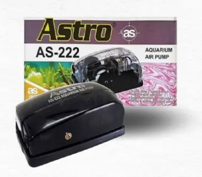 KW Zone Astro Aquarium Air Pump AS-222 / كي دبليو زون أسترو مضخة هواء للأحواض إيه إس-222 