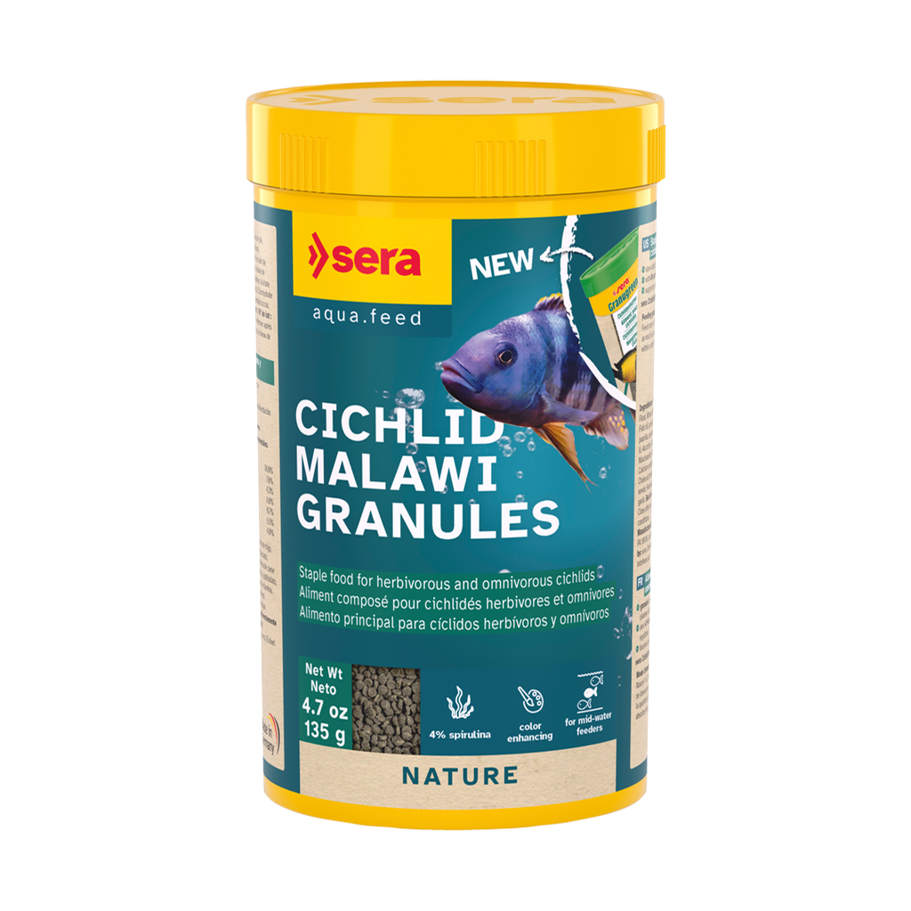 sera Cichlid Malawi Granules سيرا سيكلد ملاوي جرانيوليز ناتشر 