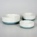 Duvo Feeding Bowl Stone - Cloudy Sky / وعاء طعام حجري من دوفو - السماء الغائمة