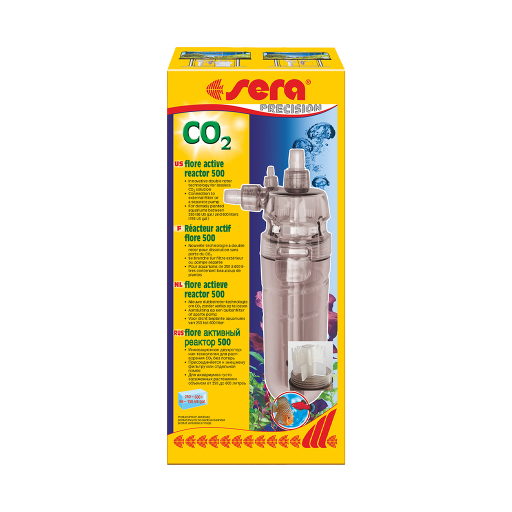 Sera CO2 / flore active reactor 500