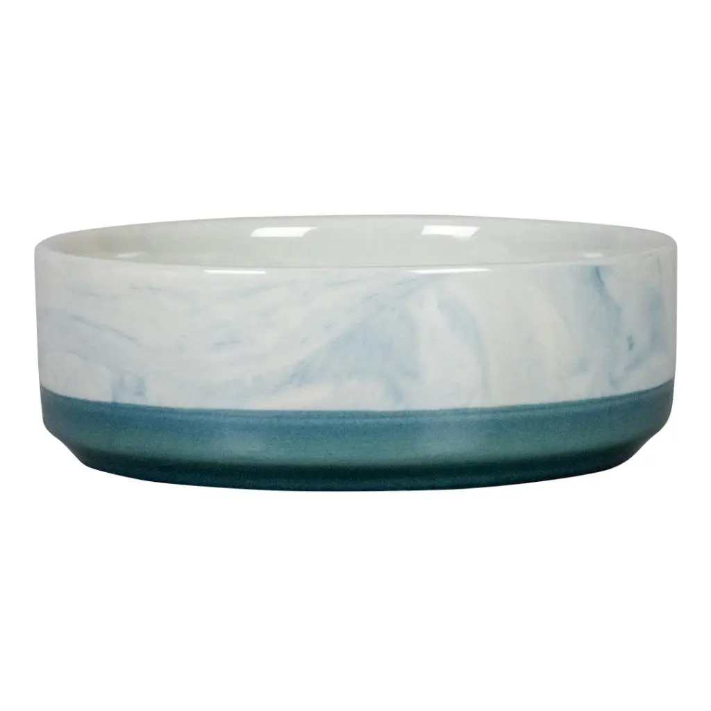 Duvo Feeding Bowl Stone - Cloudy Sky / وعاء طعام حجري من دوفو - السماء الغائمة