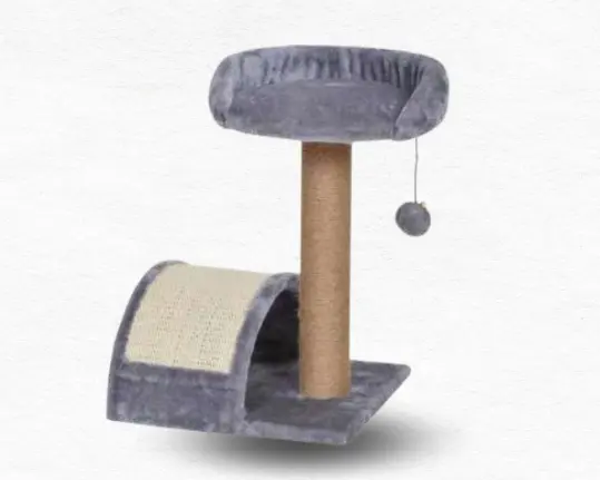 Cozy Curve Cat Tower / برج القطط المقوس المريح 