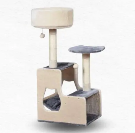 Soft Plush Cat Lounge / استراحة قطط ناعمة من القطيفة 