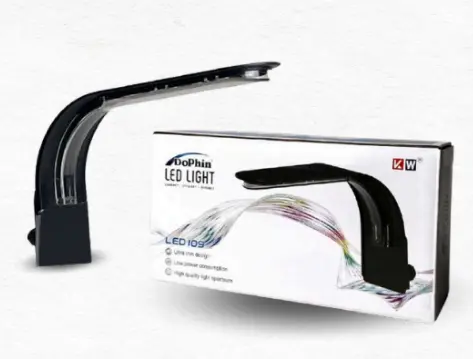 KW Dophin Ultra Thin LED Light for Aquarium - LED109 / كي دبليو دوفين مصباح إل إي دي فائق النحافة للأحواض المائية - إل إي دي 109 