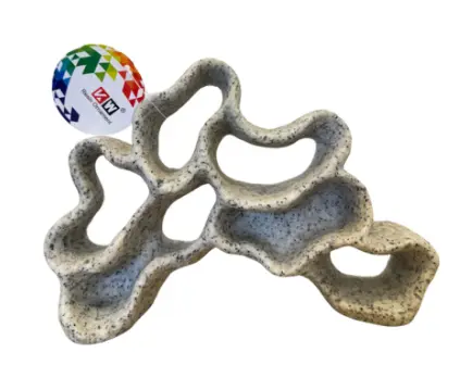 KW Grey Stone Ornament / زينة الحجر الرمادي من كيه دبليو 