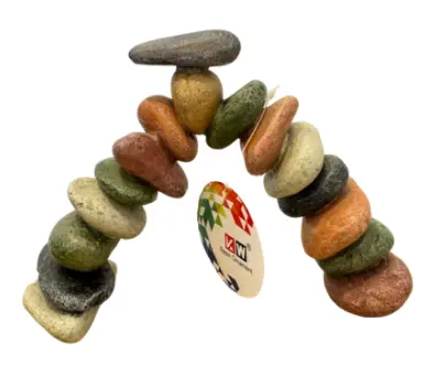 KW Multi-Color Stone Ornament / زينة الحجر الملون من كيه دبليو 
