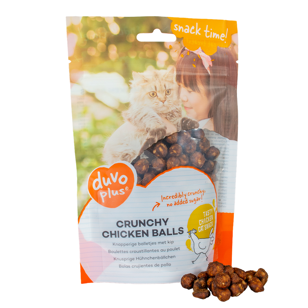 Duvo Cat Crunchy Chicken Balls