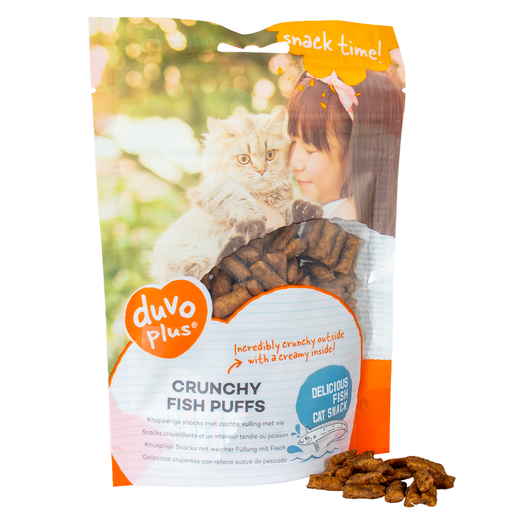 Duvo Cat Crunchy Fish Puffs