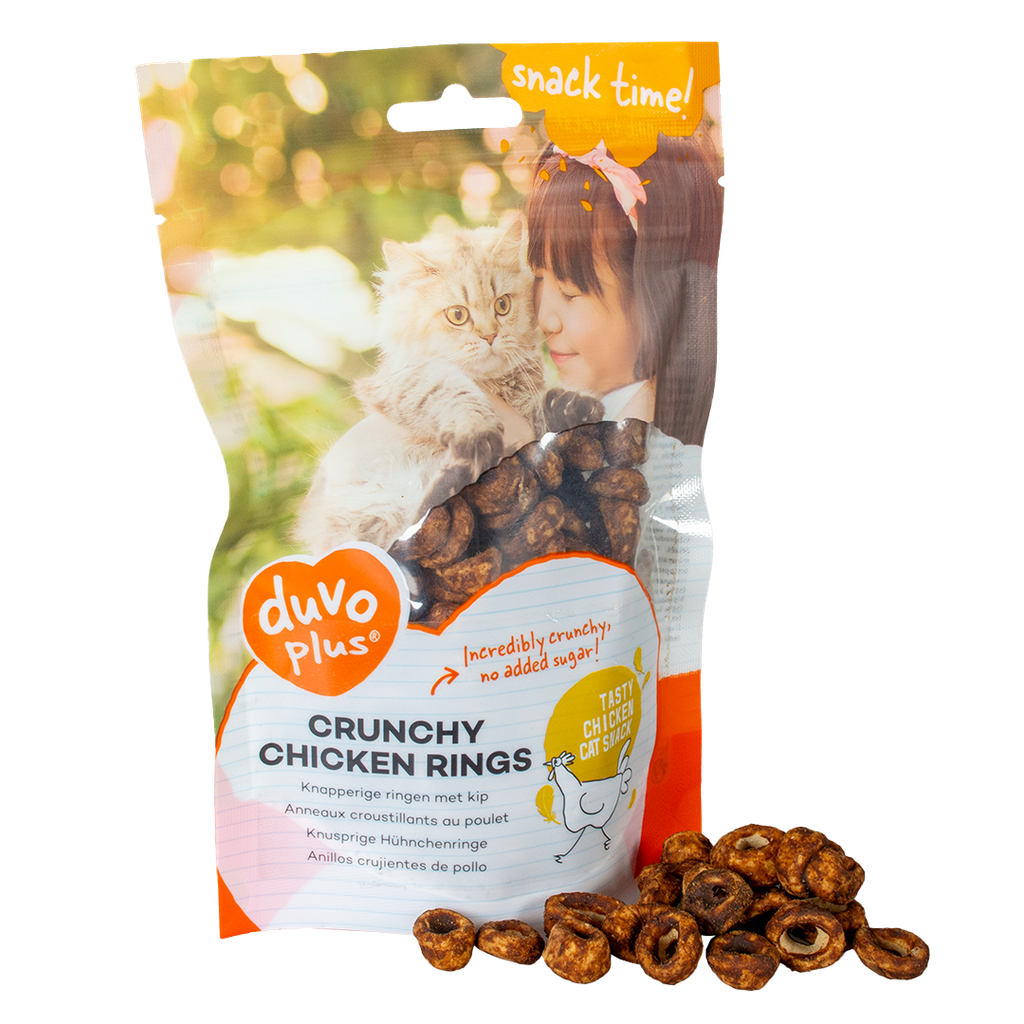 Duvo Cat Crunchy Chicken Rings