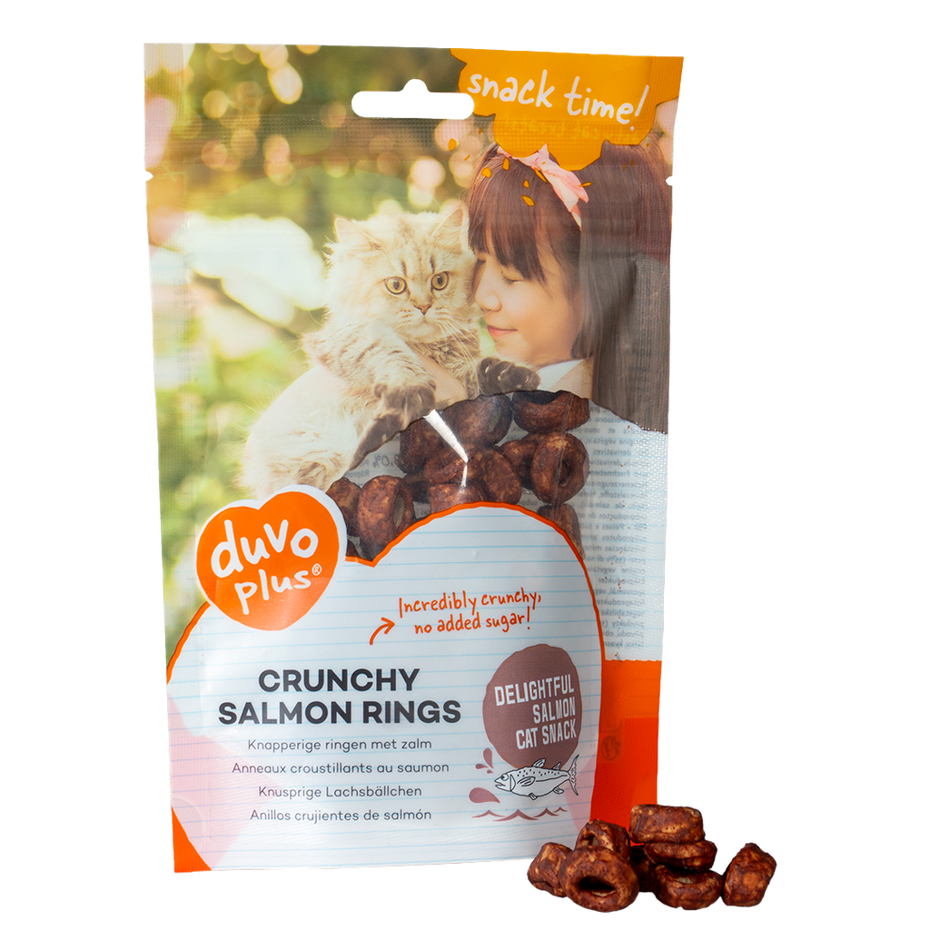 Duvo Cat Crunchy Salmon Rings