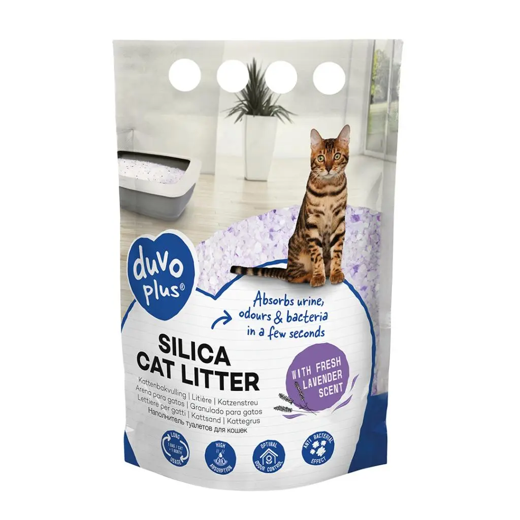 Duvo Silica Cat Litter - Lavender / دوفو سيليكا ليتر للقطط - لافندر