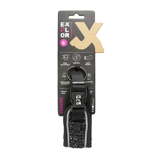 Duvo Explor Large-Ultimate fit control collar fashion / طوق مقاس كبير بمقاس مثالي للتحكم - ألوان استكشاف