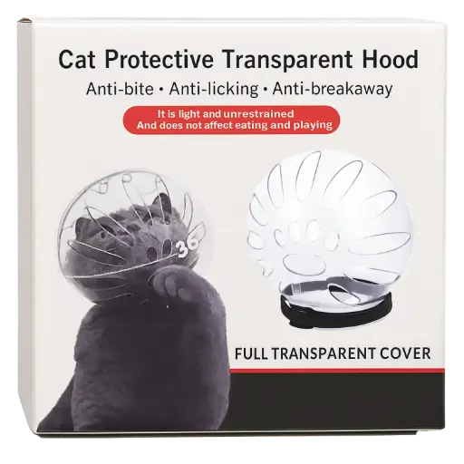 Cat Protective Transparent Hood Medium