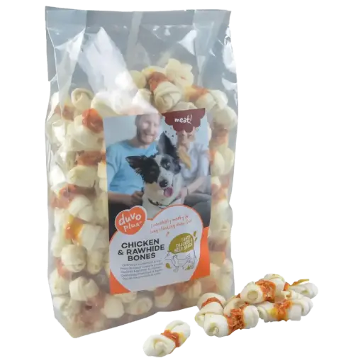 Chicken & rawhide small bones