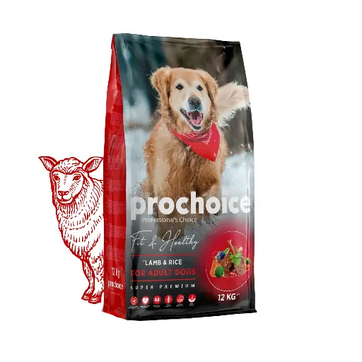 Prochoice Dry Food Lamb & Rice for Adult Dog / بروتشويس طعام جاف بلحم الضأن والأرز للكلاب البالغة
