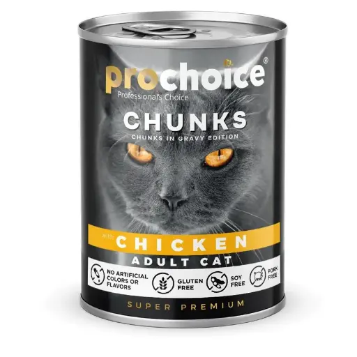 Prochoice | Food For Adult Cats With Chicken in Gravy / بروتشويس | طعام للقطط البالغة بالدجاج في المرق