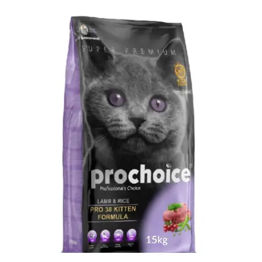 Prochoice | Pro 38 Kitten Food With Lamb & Rice / بروتشويس | تركيبة Pro 38 طعام للقطط الصغيرة بلحم الضأن والأرز