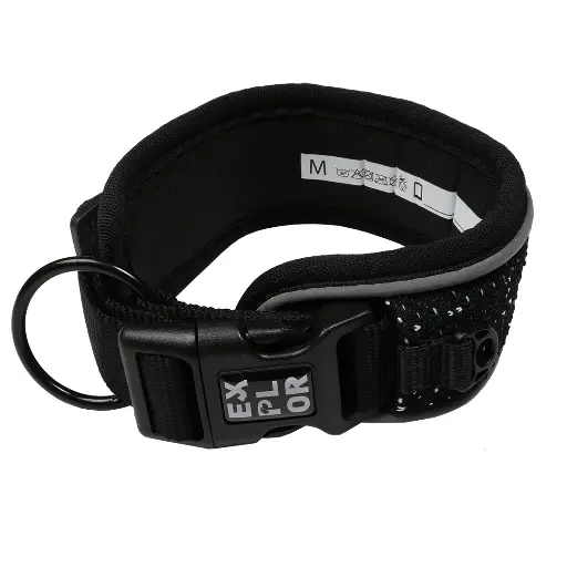 Medium-Ultimate fit comfy collar fashion granite black / طوق مقاس متوسط بمقاس مثالي مريح - ألوان جرانيت الأسود