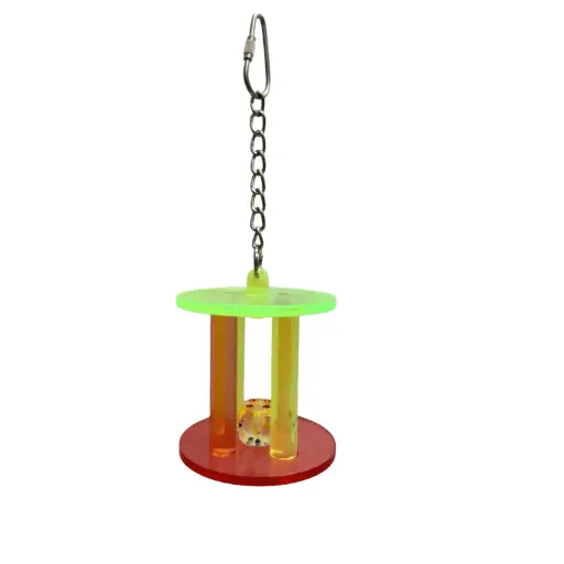 Colorful Acrylic Bird Toy / لعبة الطيور الأكريليك الملونة