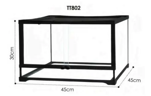 كي دبليو دوفين تيراريوم تانك TT-802 / KW Dophin Terrarium Tank TT-802 