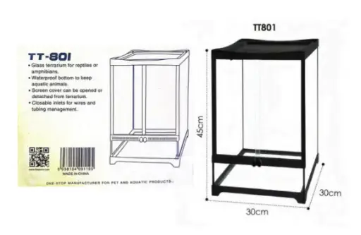 كي دبليو دوفين تيراريوم تانك TT-801 / KW Dophin Terrarium Tank TT-801 