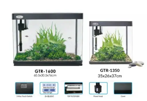 كي دبليو دوفين خزان زجاجي / KW Dophin Glass Tank 