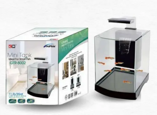 كي دبليو دوفين حوض صغير للأسماك GTR-8002 / KW Dophin Mini Tank For Small Fish GTR-8002 