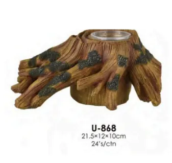 KW Dophin Vertical Resin Ornament U-868 كي دبليو دولفين زينة رزين عمودية U-868