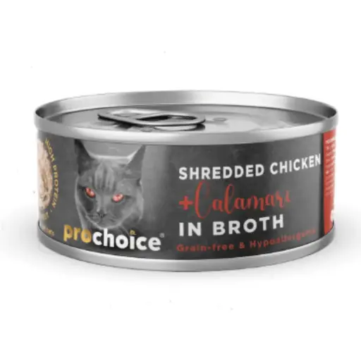 ProChoice Shredded Chicken and Calamari in Broth / بروتشويس شرائح الدجاج والحبار في المرق