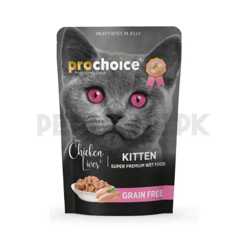 ProChoice Meaty Jelly Chicken Liver / بروتشويس لحم بالدجاج في الجيلي بنكهة كبد الدجاج