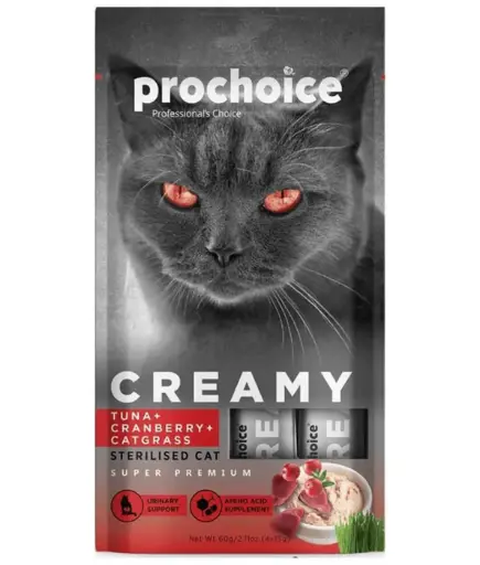 ProChoice Creamy Tuna + Cranberry + CatGrass / بروتشويس كريمي التونة + التوت البري + عشب القطط