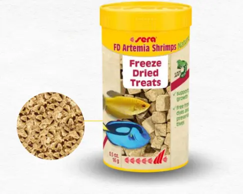 Sera FD Artemia Shrimps Nature / سيرا إف دي أرتيميا شرمبس ناتشر 