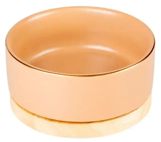 Duvo Feeding Bowl Stone - Timber Pink / وعاء طعام حجري من دوفو - وردي