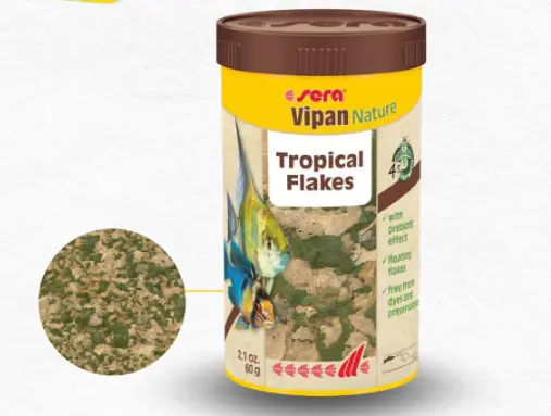 Sera Vipan Nature Tropical Flakes سيرا فيبان الطبيعية العائمة 