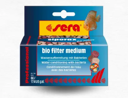 Sera Siporax bio filter medium bio active سيرا سيبوراكس وسط فلتر بيولوجي نشط 