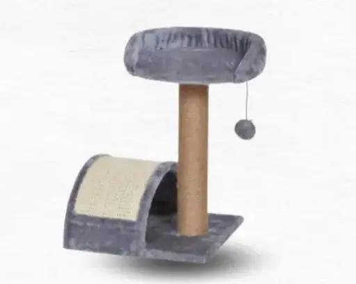 Cozy Curve Cat Tower / برج القطط المقوس المريح 