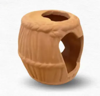 KW Zone Barrel Aquarium Decoration / زينة حوض السمك على شكل برميل كي دبليو زون 