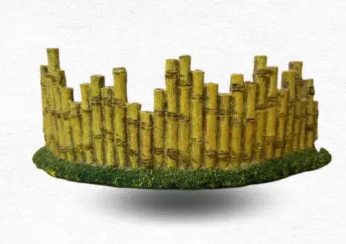 KW Zone Bamboo Fence - Curve / سياج الخيزران المنحني 