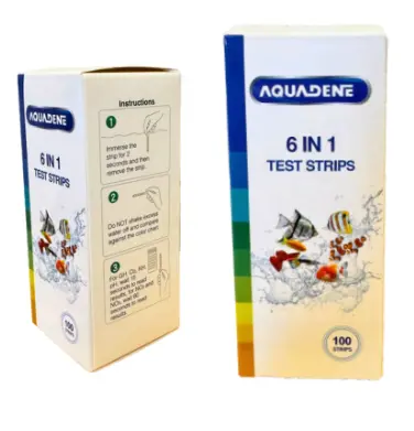 KW Aquadene 6 in 1 Test Strips / شرائط اختبار KW Aquadene 6 في 1 