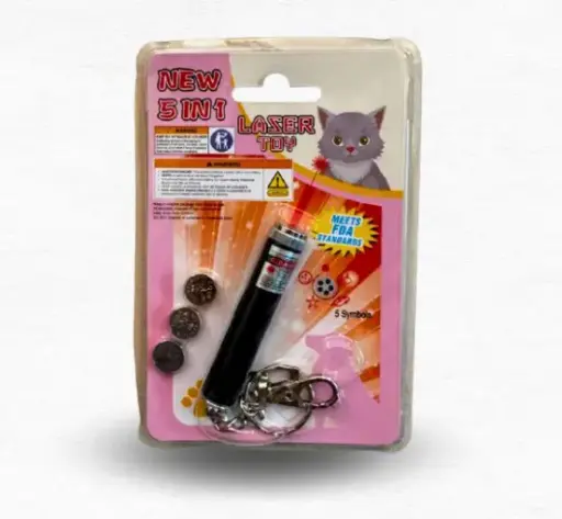 Pet 5-in-1 Laser Toy / لعبة ليزر 5 في 1 للحيوانات الأليفة