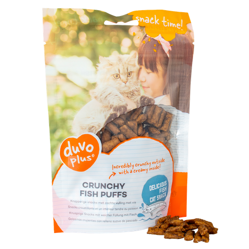 Duvo Cat Crunchy Fish Puffs