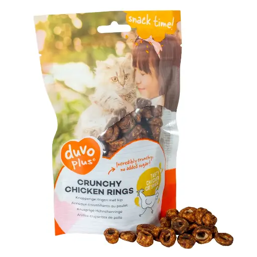 Duvo Cat Crunchy Chicken Rings / دوفو حلقات الدجاج المقرمشة للقطط