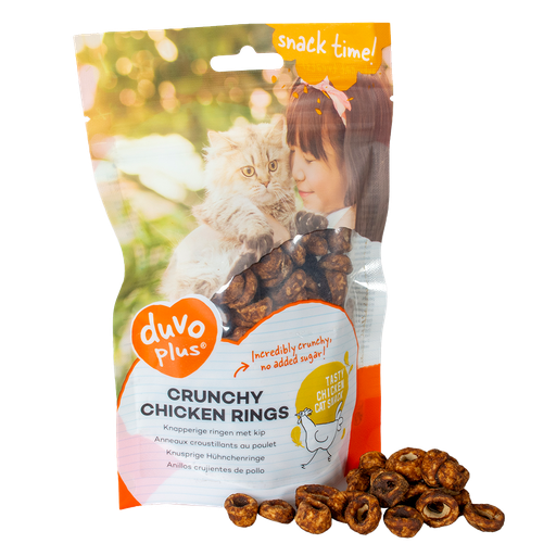 Duvo Cat Crunchy Chicken Rings